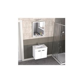 Biani Arya Mat Beyaz 65 CM Banyo Dolabı