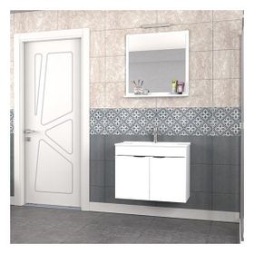 Biani Arya Mat Beyaz 75 CM Banyo Dolabı
