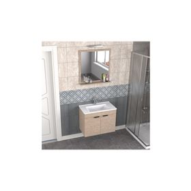 Biani Aybe Bej Fix Arya 75 cm Banyo Dolabı
