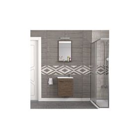 Biani Aybe Kahve Fix Arya 50 cm Banyo Dolabı