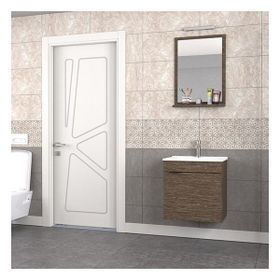 Biani Aybe Kahve Fix Arya 55 cm Banyo Dolabı