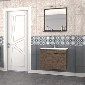 Biani Aybe Kahve Fix Arya 75 cm Banyo Dolabı