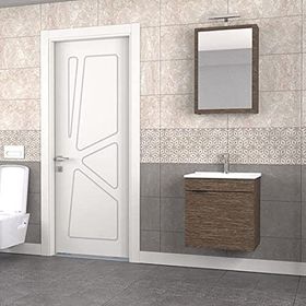 Biani Aybe Kahve Fix Loft 55 cm Banyo Dolabı