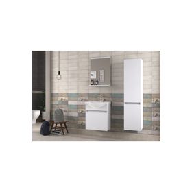 Biani Buca 55cm Beyaz Banyo Dolabı