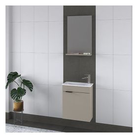 Biani Fix Arya 50 cm Latte Banyo Dolabı