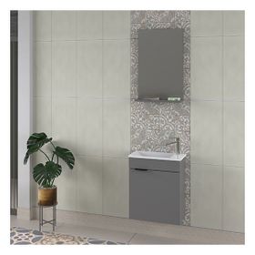 Biani Fix Arya 50 cm Mat Gri Banyo Dolabı