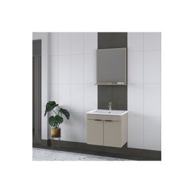 Biani Fix Arya 65 cm Latte Banyo Dolabı