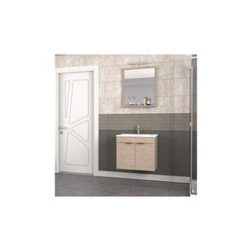 Biani Fix Arya Aybe Bej 65 cm Banyo Dolabı