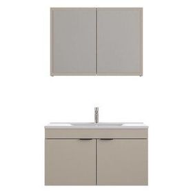 Biani Fix Loft 100 cm Latte Banyo Dolabı