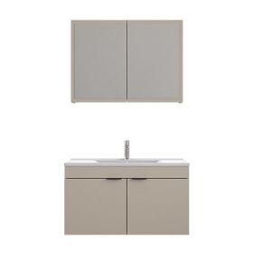 Biani Fix Loft 100 cm Latte Banyo Dolabı