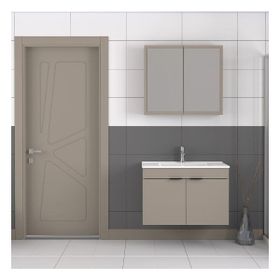 Biani Fix Loft 75 CM Latte Banyo Dolabı