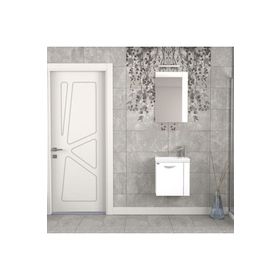 Biani Fix Minila 45 cm Mat Beyaz Banyo Dolabı