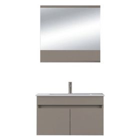 Biani Tome 50 cm Mat Gri Banyo Dolabı