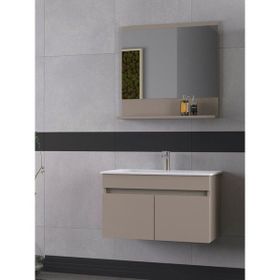 Biani Tome 80 cm Latte Banyo Dolabı