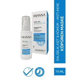 Bianna Bubble Mask Salisilik Asit ve Kömür Anti Akne 75 ml Köpüren Yüz Maskesi