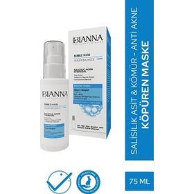 Bianna Bubble Mask Salisilik Asit ve Kömür Anti Akne 75 ml Köpüren Yüz Maskesi