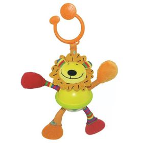 Biba Toys Çıngırak ve Dişlikli Aslan Puset Oyuncağı