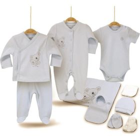 Bibaby 63138 Bi Organik Basic 10 Parça Beyaz Hastane Çıkışı