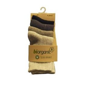 Bibaby 68387 Gri Biorganic 4Lü New Basıc Çocuk Çorap