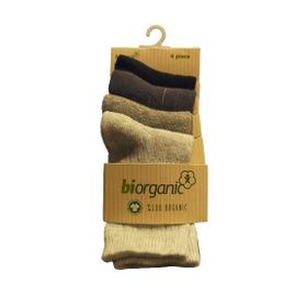 Bibaby 68387 Gri Biorganic 4Lü New Basıc Çocuk Çorap