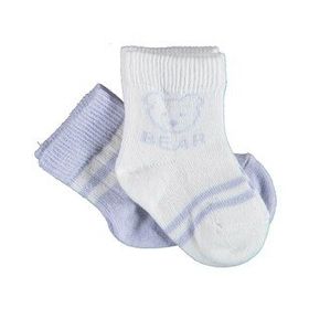 Bibaby 68412 Biorganic Bear 2'li Lila Kız Çorap