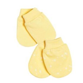 Bibaby 72165 Sarı Ekru Biorganic Fly Dandelions 2'li Eldiven