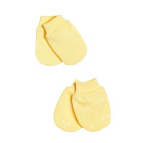 Bibaby 72165 Sarı Ekru Biorganic Fly Dandelions 2'li Eldiven