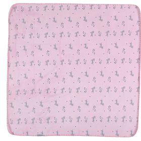 Bibaby Happy Zebra Land Fluffy Pembe Battaniye