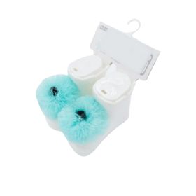 Bibaby Mint Ponpon Bebek Çorabı