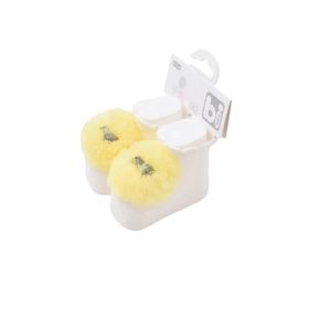 Bibaby Sarı Ponpon Bebek Çorabı