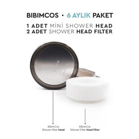 Bibimcos 6 Aylık Set Mini Shower Head+2 Adet Yedek Filtre