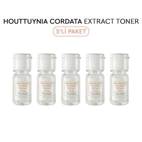 Bibimcos Houttuynia Cordata Extract Toner 10 ml 5 Adet Houttuynia Cordata Ekstreli Arındırıcı Tonik