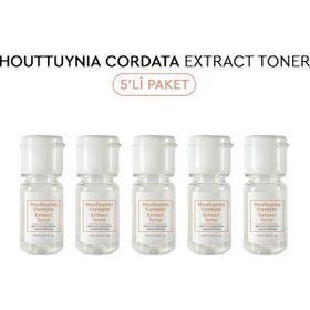 Bibimcos Houttuynia Cordata Extract Toner 10 ml 5 Adet Houttuynia Cordata Ekstreli Arındırıcı Tonik