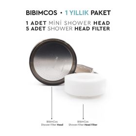 Bibimcos Mini Shower Head+5 Adet Yedek Filtre
