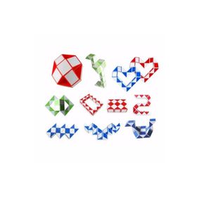 Bibizde Magic Snake Rubik Yılan Zeka Küpü 24 Parça Küçük Boy