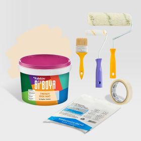Bi'Boya Krem 2.5 lt Fildişi İpek Mat İç Cephe Boya