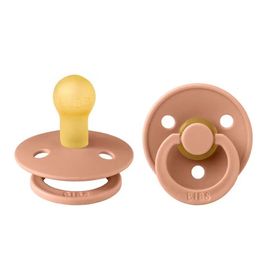 Bibs 2 Li Peach Colour 0-6 Ay Bebek Doğal Kauçuk Emzik