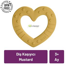 Bibs Baby Bitie Mustard Diş Kaşıyıcı