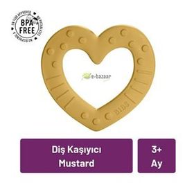 Bibs Baby Bitie Mustard Diş Kaşıyıcı