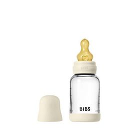Bibs Baby Bottle Comp. Set Ivory Beyaz 120 ml Cam Biberon