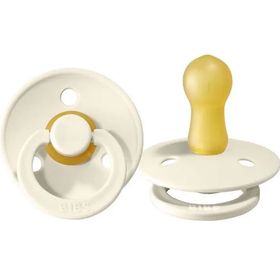 Bibs Colour Doğal Kauçuk 0-6 Ay Ivory Krem Emzik