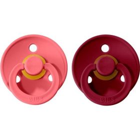 Bibs Colour İkili Coral Ruby 0 - 6 Ay Bordo Emzik