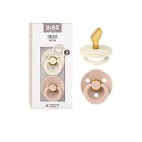 Bibs Colour İkili Kauçuk Emzik Ivory Blush Size 2 - 6 - 18 Ay Pembe Beyaz Emzik