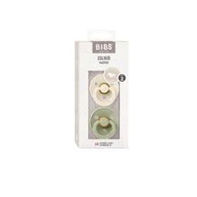 Bibs Colour İkili Kauçuk Sage Cloud 6-18 Ay Emzik
