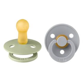 Bibs Colour İkili Kauçuk Sage Cloud 6-18 Ay Emzik