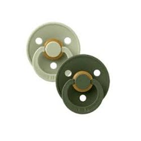 Bibs Colour İkili Kauçuk Sage Hunter Green 0-6 Ay Emzik