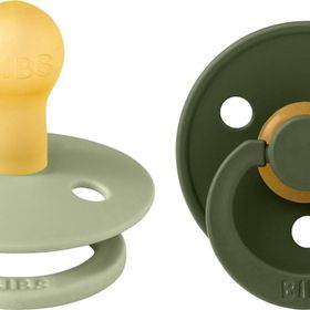 Bibs Colour İkili Kauçuk Sage Hunter Green 0-6 Ay Emzik