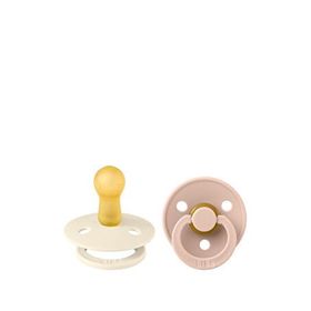 Bibs Colour Ivory Blush 6-18 Ay Kauçuk 2'li Emzik