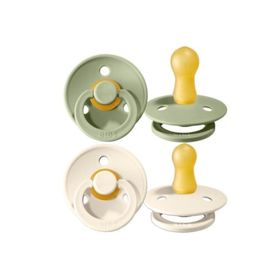 Bibs Colour Kauçuk Emzik Sage-Ivory
