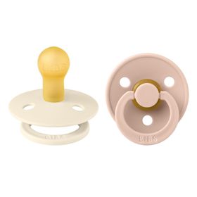 Bibs Colour Kauçuk Ivory Blush 0-6 Ay Emzik